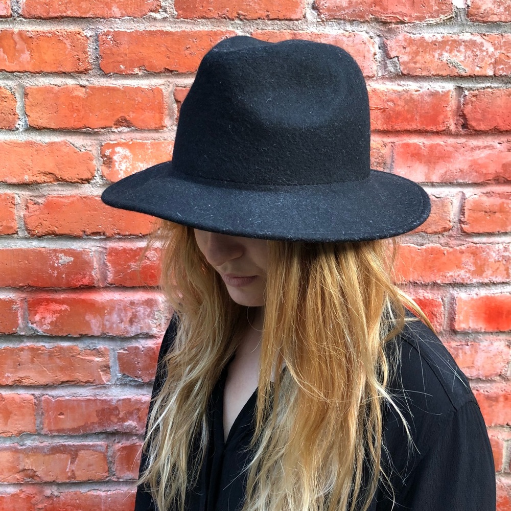 Black Felt Hat